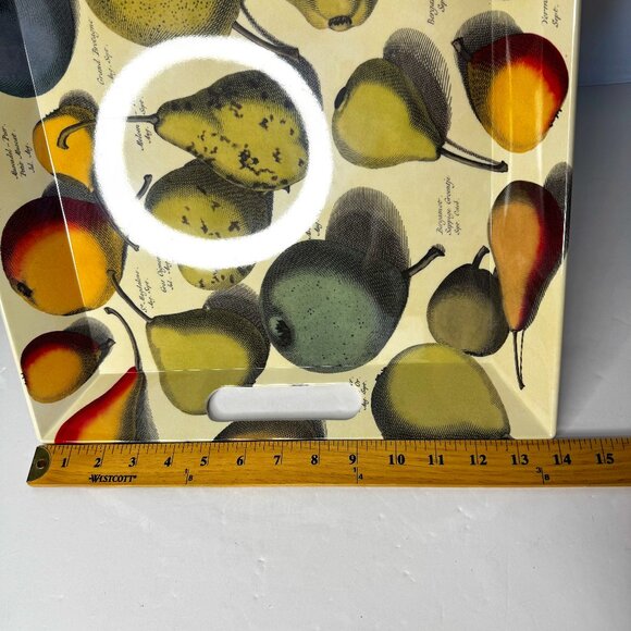John Derian Target Pear Melamine Large Rectangular Serving Tray Fall Fruit - Picture 9 of 11